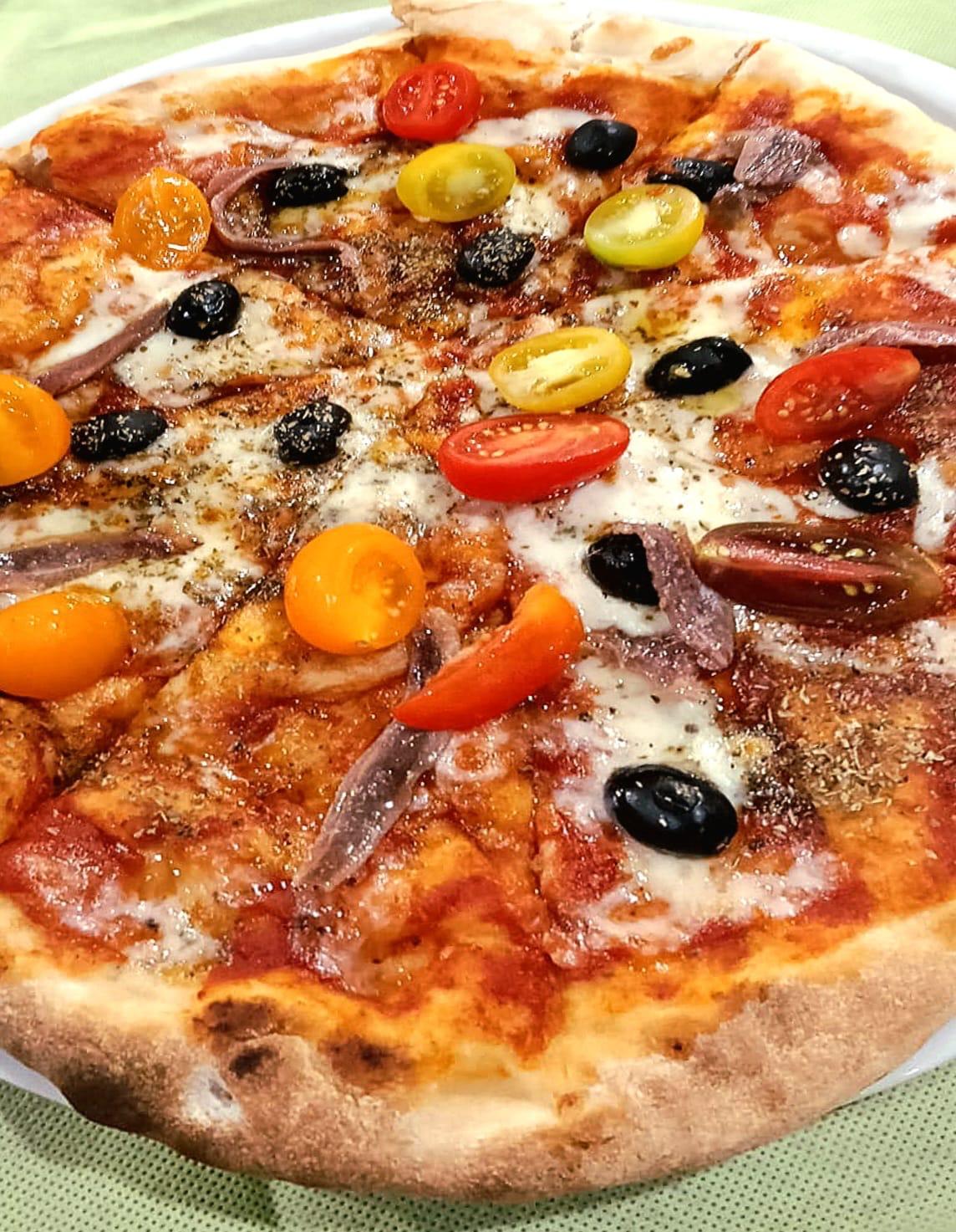 Pizza fresca del Ragnetto Family Park