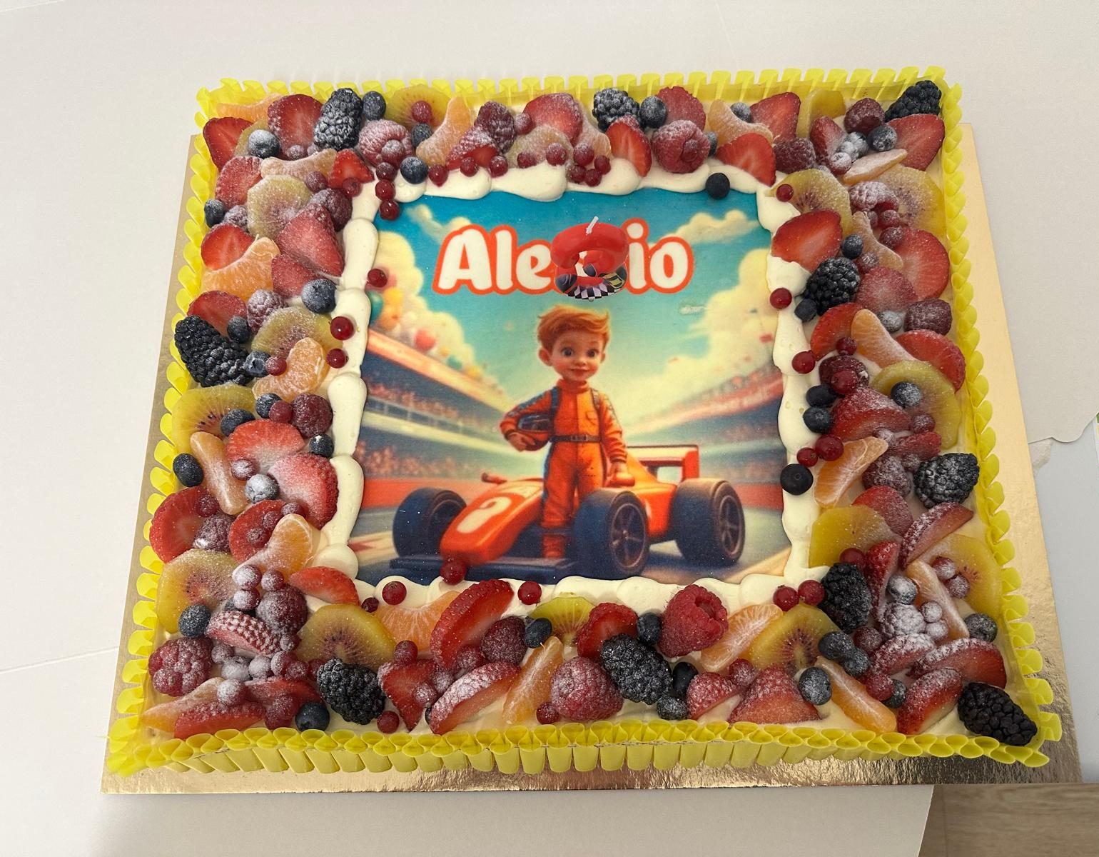 Torta a tema supereroi